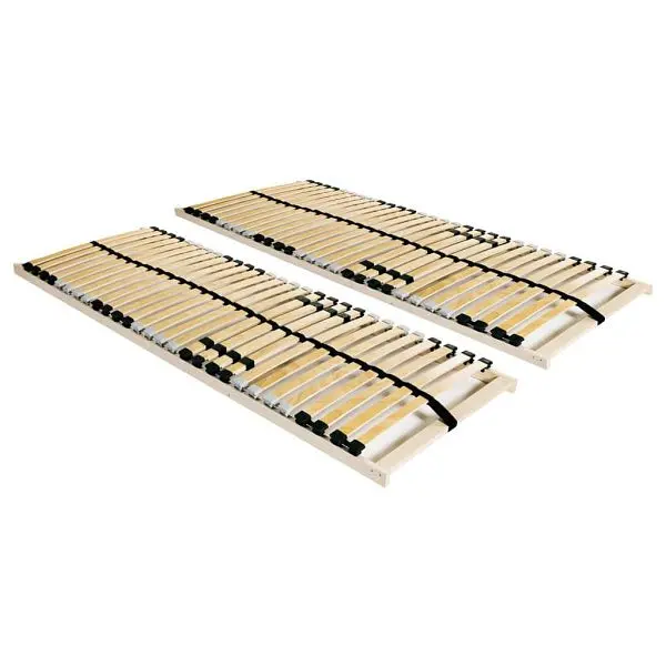 vidaXL Lattenroste 2 Stück mit 28 Latten 7 Zonen 80x200 cm 3051424