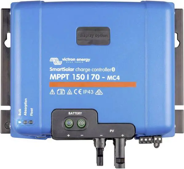 Victron Energy SCC010070300 Laderegler MPPT 12 V, 24 V, 48 V 70 inkl. Aufstellstativ