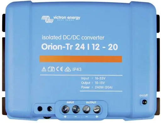 Victron Energy Wandler Orion-Tr Vernetzt 24/12-20 240 W 12 V - 20 V