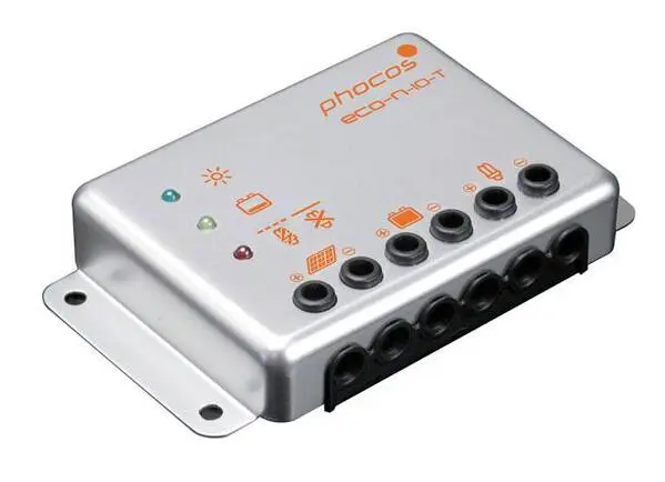 Wetterfeste Phocos Solarladeregler Phocos ECO-N-20-T Laderegler PWM 12 V, 24 V 20