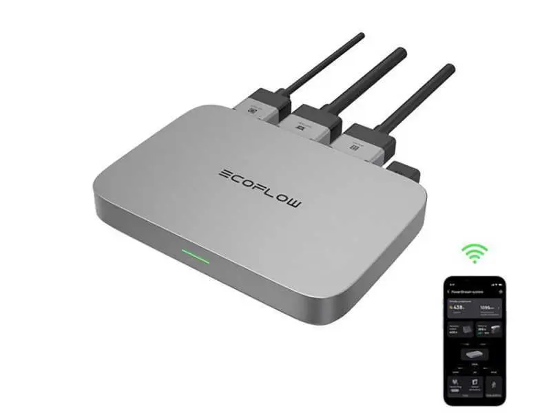 Hochleistungs- EcoFlow PowerStream 800 W - Mikrowechselrichter