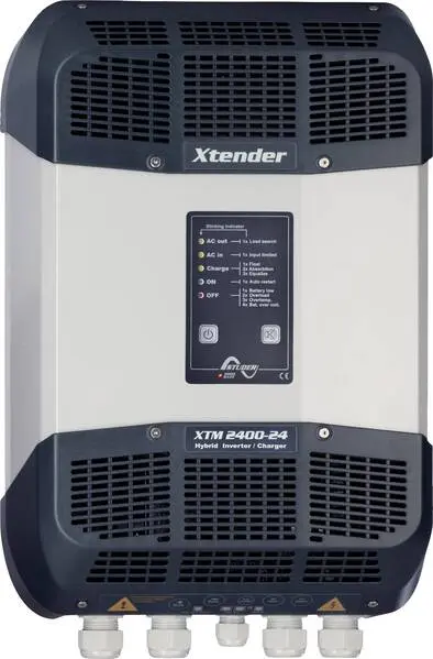 Kompakte Windkraft- Studer Netzwechselrichter XTM 2400-24 2400 W 24 V/DC - 230 V/AC