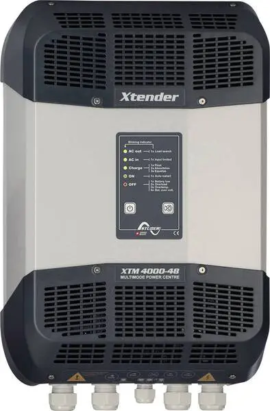 Studer Netzwechselrichter XTM 4000-48 4000 W 48 V/DC - 230 V/AC - Komplettset mit Zubehör