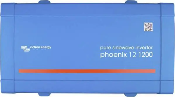 Tragbare Powerstation mit Victron Energy Wechselrichter Phoenix 24/1200 VE.Direct Schuko 1200 W 24 V/DC - 230 V/AC