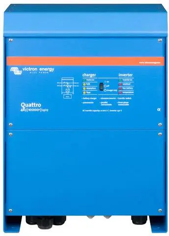 Victron Energy Wechselrichter 15000 VA 48 V/DC - 230 V/AC inkl. Solarladeregler