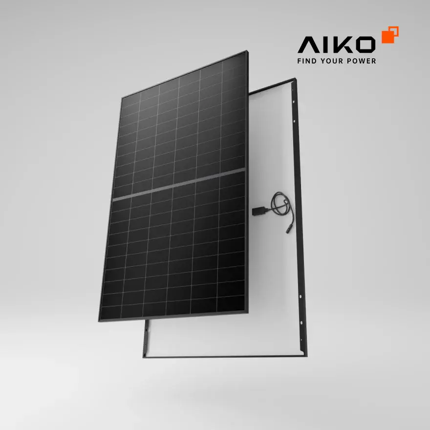 AIKO ABC schwarz 445 W Solarmodul Typ-N mit Wechselrichter
