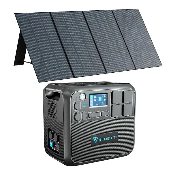 BLUETTI AC200MAX Stromaggregat + PV350 Solarpanel AC200MAX+PV350
