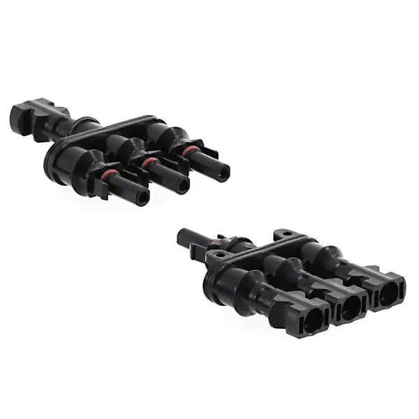 Offgridtec 3-fach Solarstecker Abzweigbuchsen kompatibel mit Solarverbinder Stecksystemen 8-01-010335