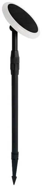 V-TAC 6668 VT-943 Solar-Gartenleuchte LED 3.00 W Weiß, Schwarz inkl. Aufstellstativ