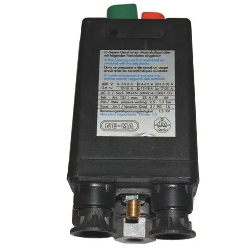 AEROTEC Druckschantiker - 400 V - 10 bar - 63-10 - 3/8 Zoll IG - 3 Abgänge 1/4 Zoll IG 9063148