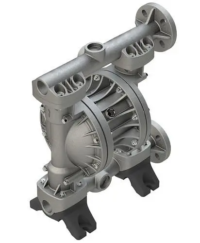 DENIOS Druckluft-Doppelmembranpumpe ATEX 1 1/2'' aus Alukleinformatum / NBR 287096