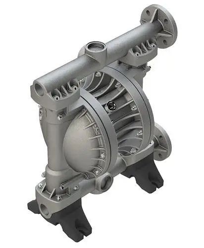 DENIOS Druckluft-Doppelmembranpumpe ATEX 2'' aus Alukleinformatum / NBR 287097
