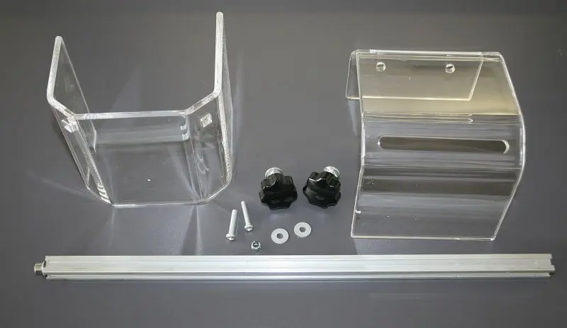 ELMAG Plexi-Bohrfutterschutz komplett mit Hantikerung zu KBM 16TN-25SN 9106224