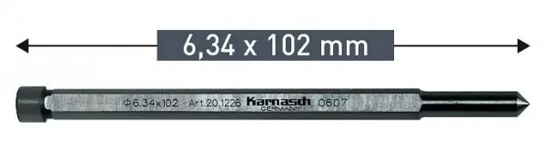 Karnasch Auswerferstift 634x103mm VE: 20 Stück 201226