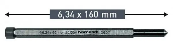 Karnasch Auswerferstift 634x160mm VE: 6 Stück 201304