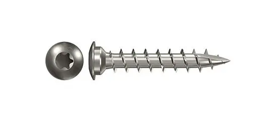 Fischer Pfostenschraube 70x50 Zentrierkopf A2 Vollgewinde TX VE: 50 Stück 660704