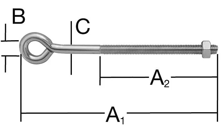 Vormann Spannschrauben 100 x 6 bis 10mm verzinkt VE: 10 Stück 007900217AV