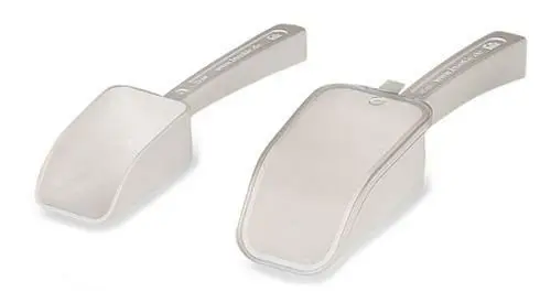 DENIOS Probenschaufel LaboPlast PS mit Deckel 100 ml Pack à VE: 10 Stück 250461