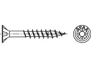 ART 88094 SPAX-Schrauben Stahl 4 x 40/22 -Z YELLOX SEKO galvanisch VE=S (1000 Stück)