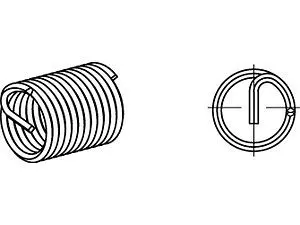 ART 88330 AMECOIL Gewindeeinsätze 2 Typ SR AM 6 x 15 VE=S (200 Stück)