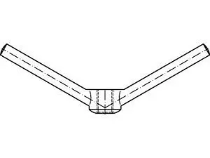 Knebelmuttern DIN 80701 Messing M 20 VE=S