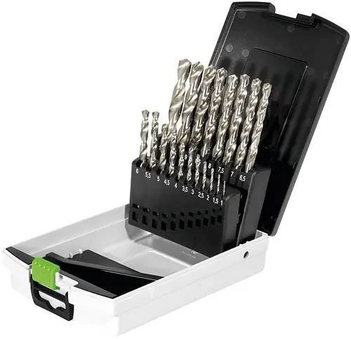 Festool Bohrerbox HSS Stahlbohrer HSS D 1-10 Sort/19 VE: 19 Stück 498981