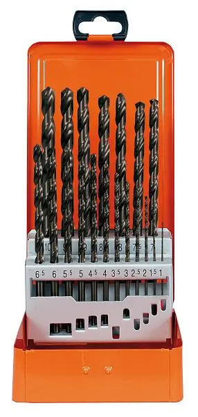 Projahn Metallkassette DIN 340 HSS-G ECO 19 teilig 1-10/05 mm 60831