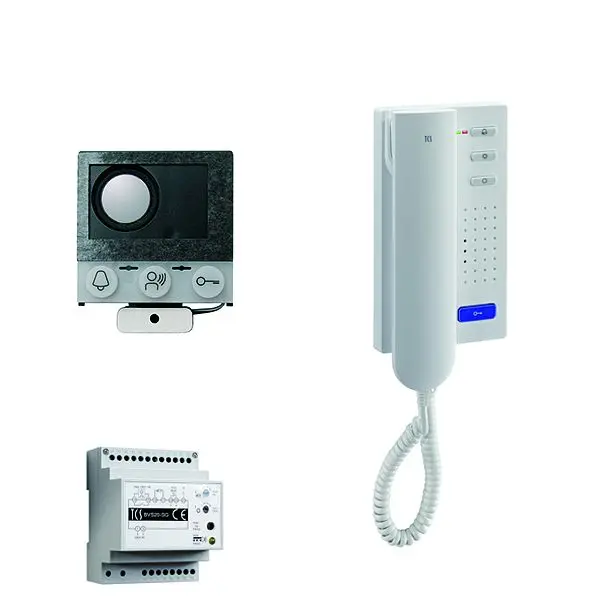 TCS audio:pack Einbau für 1 Wohneinheit mit Einbaugeräuschvollsprecher ASI12000 + 1 Stück Türtelefon ISH3030 + Skostsp...