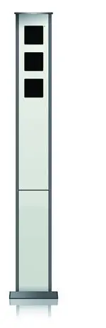 TCS Kommunikationssäule unbestückt für 3 AMI-Module freistehend 130 m Höhe K33AP