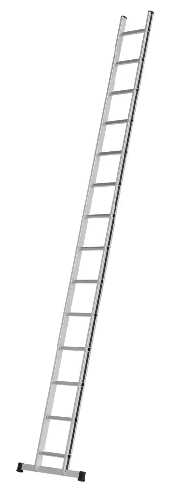 ALU-PRO Sprossenanlegeleiter 14 Sprossen Länge 398 m 700111499