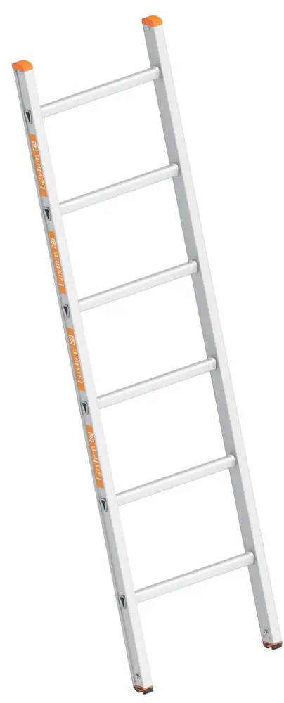 Layher Sprossenanlegeleiter breit ohne Traverse 6 Sprossen Länge: 175 m 1054006