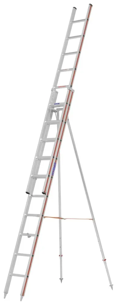 HYMER Obstbaumleiter zweiteilig nach DIN 68363 2x10 Sprossen Länge eingefahren 312 m / ausgefahren 535 m 305020