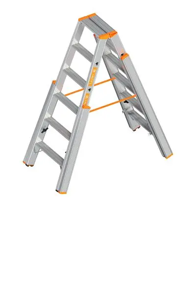 Layher Treppenstehleiter mit 2x6 Stufen TOPIC 1062 1062006