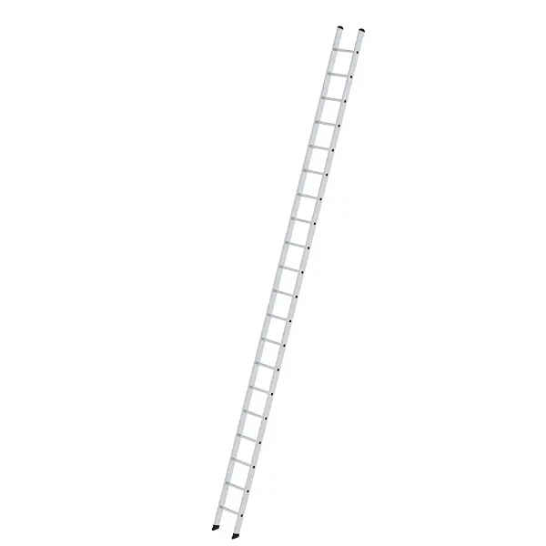 Munk Günzburger Steigtechnik Sprossen-Anlegeleiter 350mm breit ohne Traverse 20 Sprossen 011170
