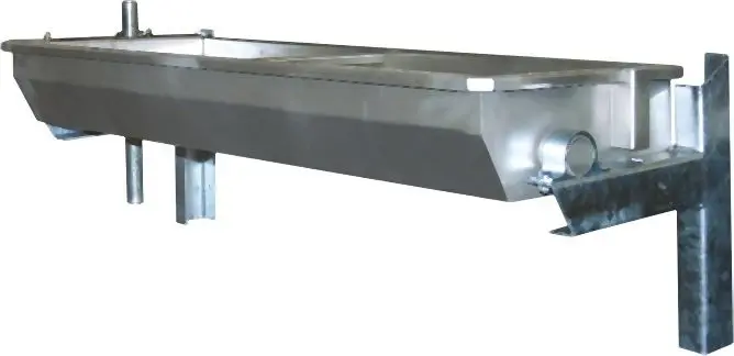 Kerbl Edelstahl Kipptränke 1m zur Wandmontage 221033