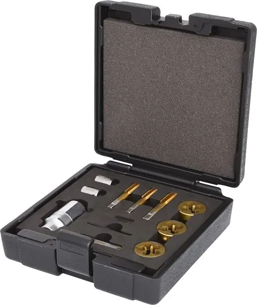 KS Tools 3/8" Gewindeschneid-Satz für Radmuttern- und Schrauben 11-teilig 150.1420