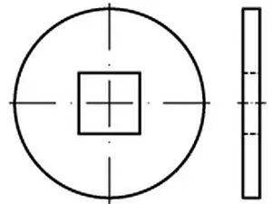 Scheiben DIN 440 Stahl V 14 VE=S (100 Stück)