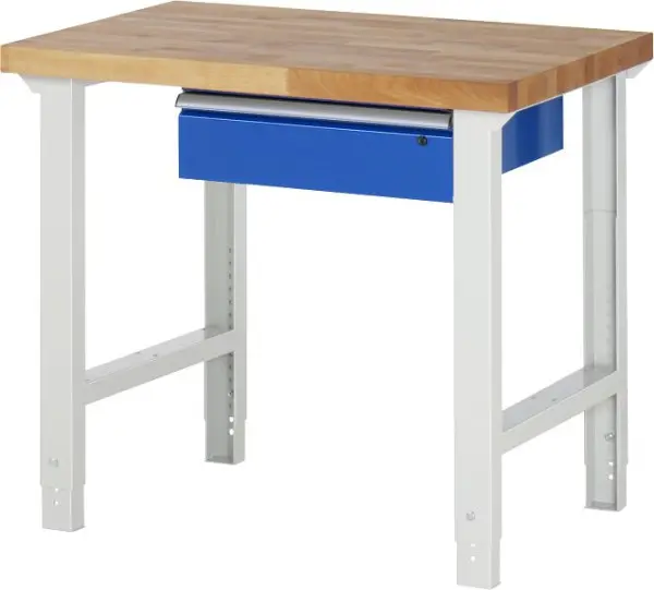 RAU Werkbank Serie 7000 - Modell 7001A1 B1000 x T700 x H790-1140 mm 03-7001A1-107B4H.11