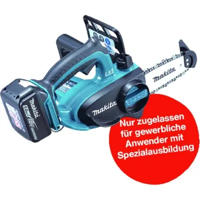 Sicherheitsgeprüfte Teleskop Makita® - Akku-Kettensäge DUC122RTE