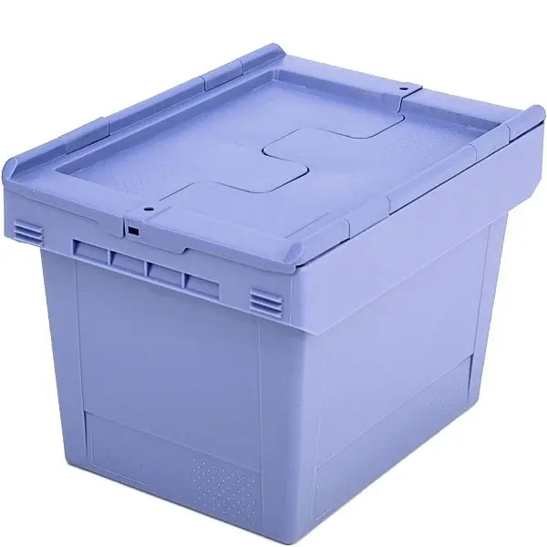 BITO Mehrwegbehälter MB Deckel/Bügel/Kufe /MBD43271 400x300x273 taubenblau Deckel C0402-0009