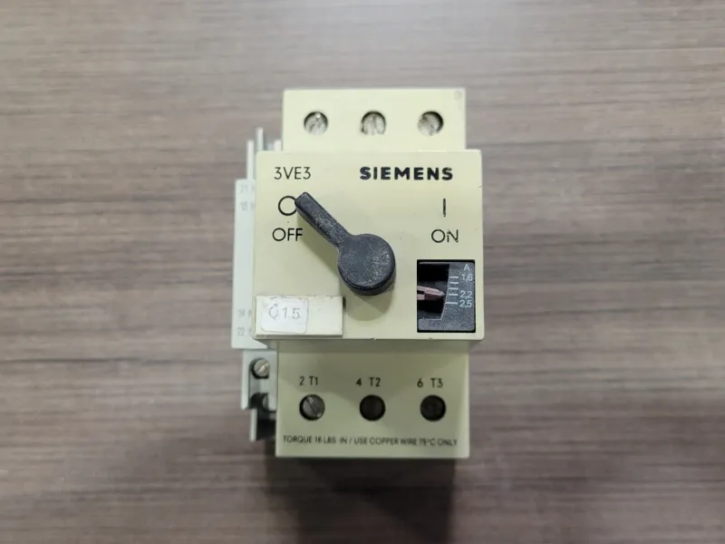 1.6-2.5 Amp 30 hp Motor Starter 3VE3000-2HA00 w/ Auxiliary Contact mit Überhitzungsschutz