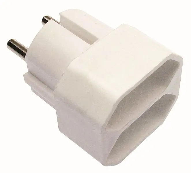 as-Schwabe Euro-Multistecker 2-fach weiß 48211