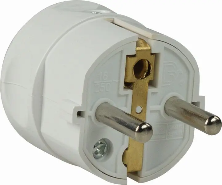 as-Schwabe Sicherheitkontakt-Zentralstecker weiß doppelter Sicherheitkontakt maximale Querschnitt 15mm² 45031