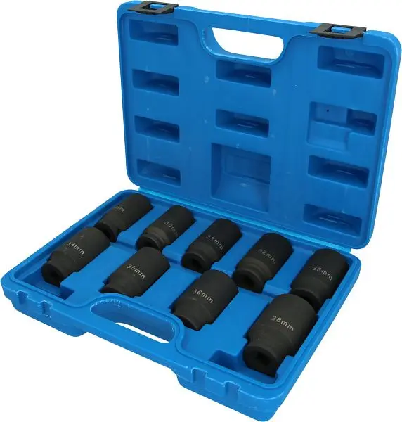 Brilliant Tools Antriebswellen-Stecknuss-Satz 9-teilig BT671000