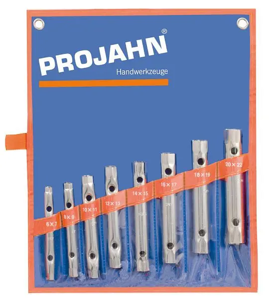 Projahn Rohrsteckschlüssel Satz 10 teilig 6x7 - 20x22mm 9988