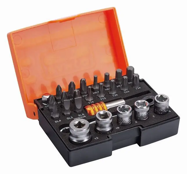 Bahco Bit-Nuss-Satz 1/4" 26-teilig SB-Umverpackung SB-2058/S26
