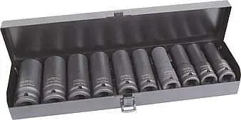 Gambit Impact-Kraft-Nuss-Satz 1/2" lange Ausführung 071048