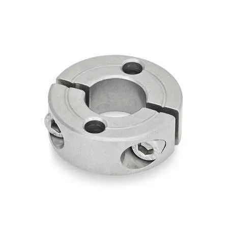 Ganter Geteilte Edelstahl-Stellringe mit Flanschbohrungen (GN 7072.2-48-B25-NI-) VE: 5 Stück 7072.2-48-B25-NI-