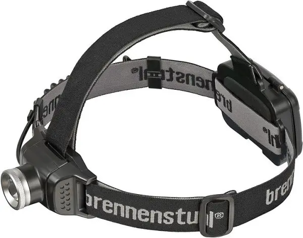 Brennenstuhl LED Kopflampe LuxPremium / Stirnlampe LED mit Front und Rücklicht ideal zum Joggen (IP44 mit CREE-LED inkl. ...