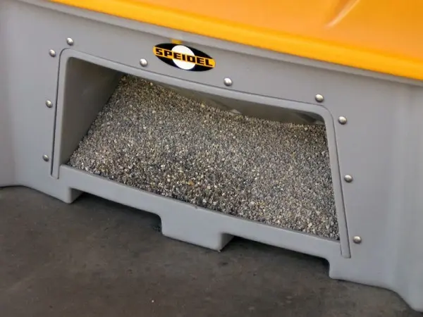 Speidel Streugutbehälter Traffic 350 Liter (orange-grau) mit Untenentnahme 23351-0001
